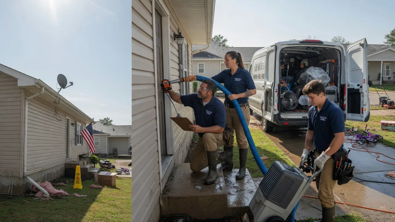 Ceiling Water Damage Restoration in Hammon, OK near me